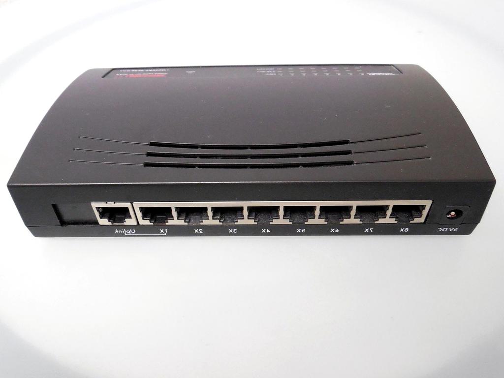 Diagram of a typical office network topology